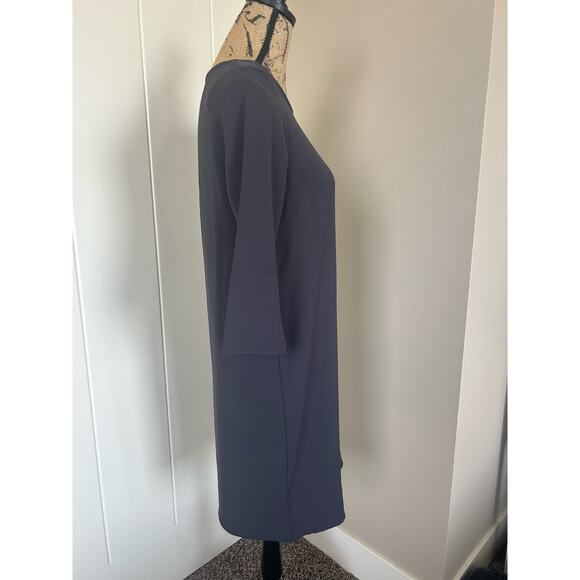 Everly Slate Gray Shift Dress Size M - Picture 4 of 6